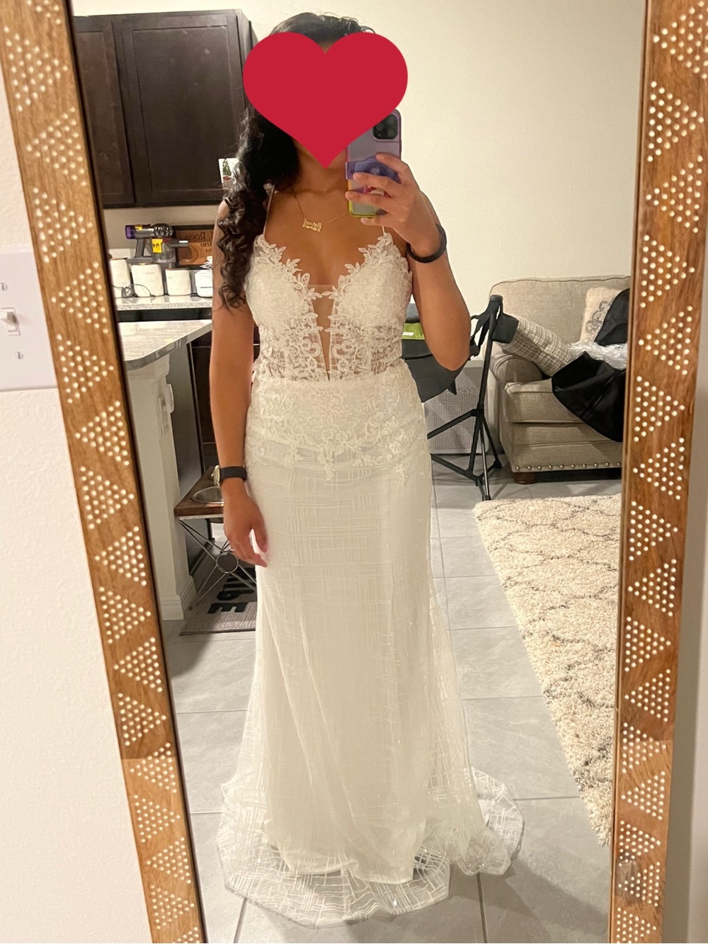 Wonderstruck White Glitter Lace-Up Embroidered Lace Maxi Dress | size 2